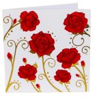Romantic Fancy Roses Card