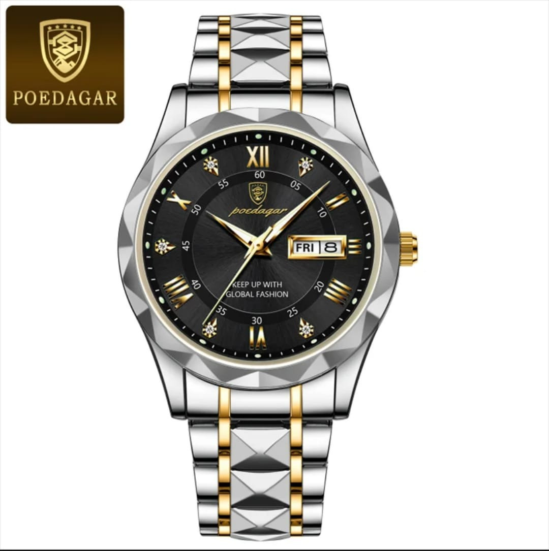 POEDAGAR 615 Luxury Men Watch Waterproof - Image 1