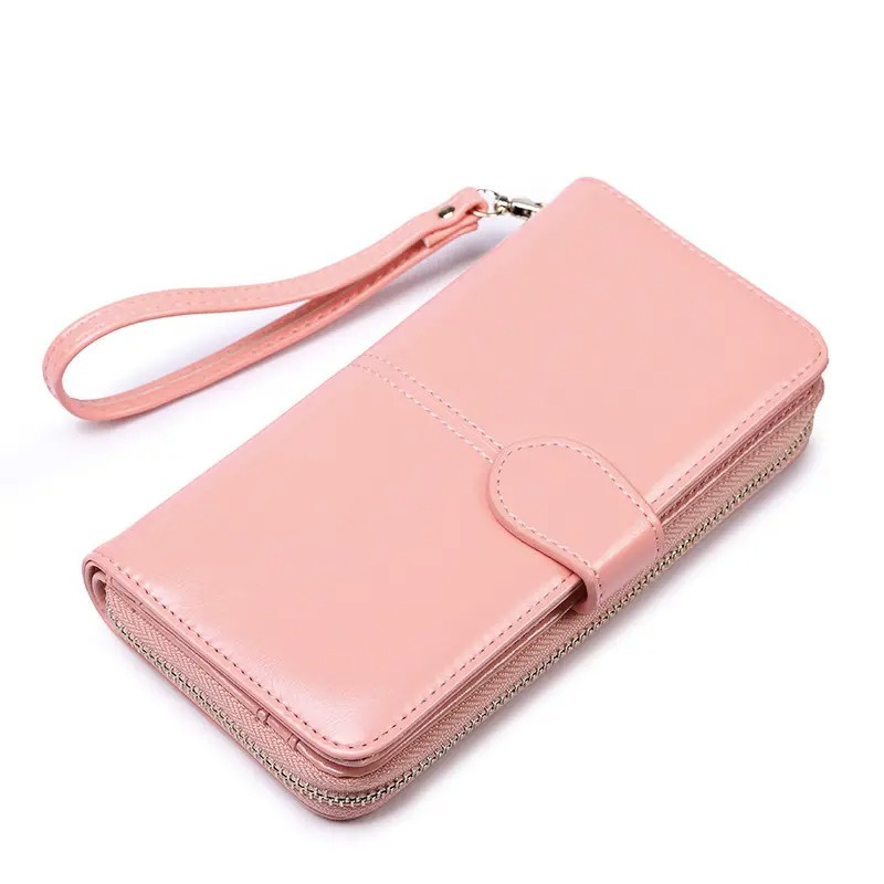 Pink Leather Women's Wallet